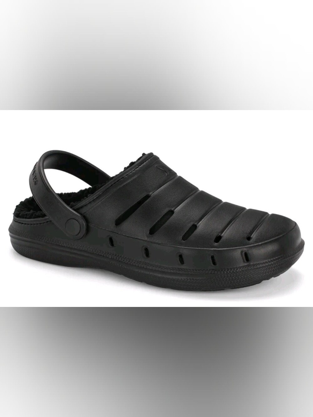 Black Slip-On Clog with Cozy Lining NWT Men's Size 7